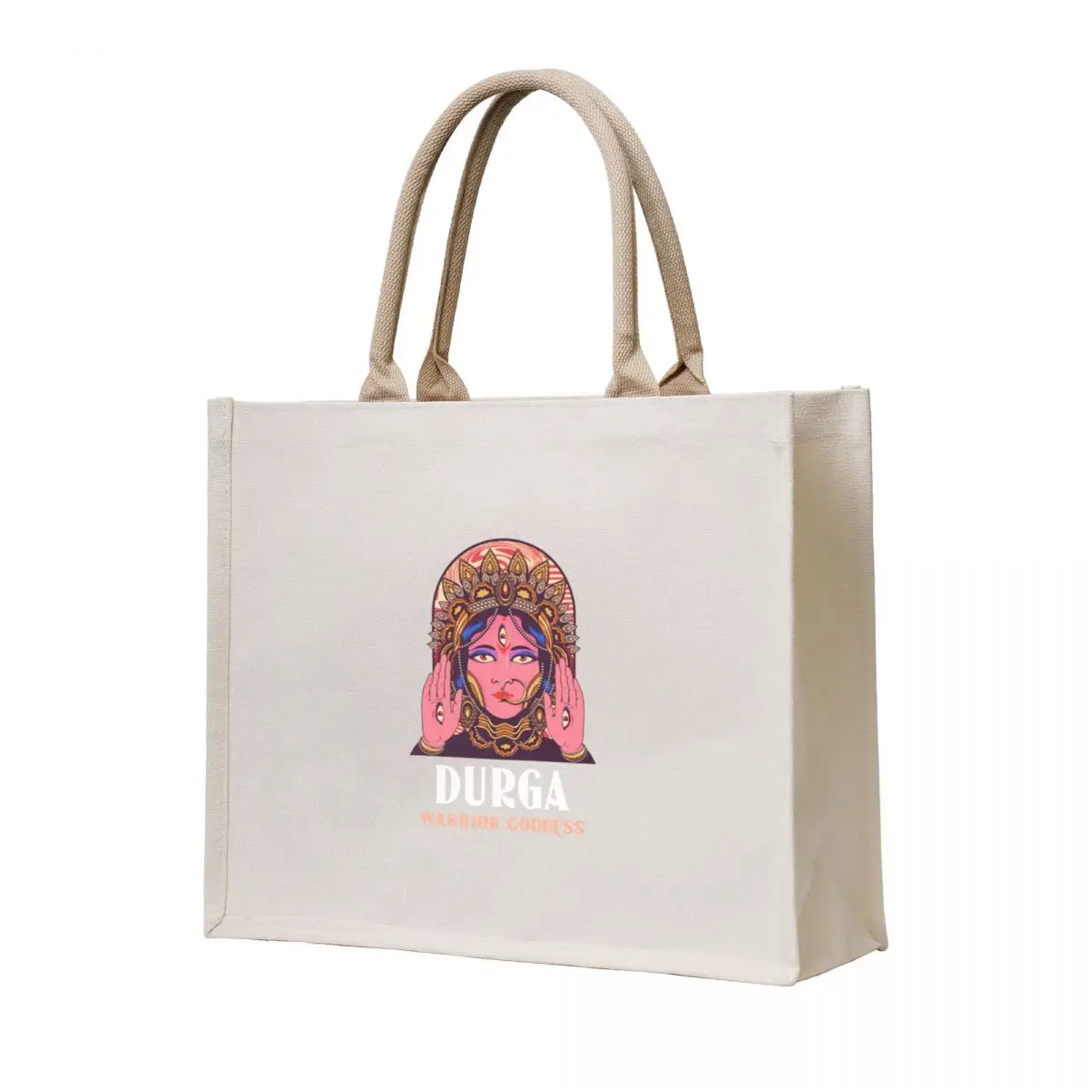 

Durga - Warrior Goddess Tote Bag reusable shopping bag Gift bag woman shopping