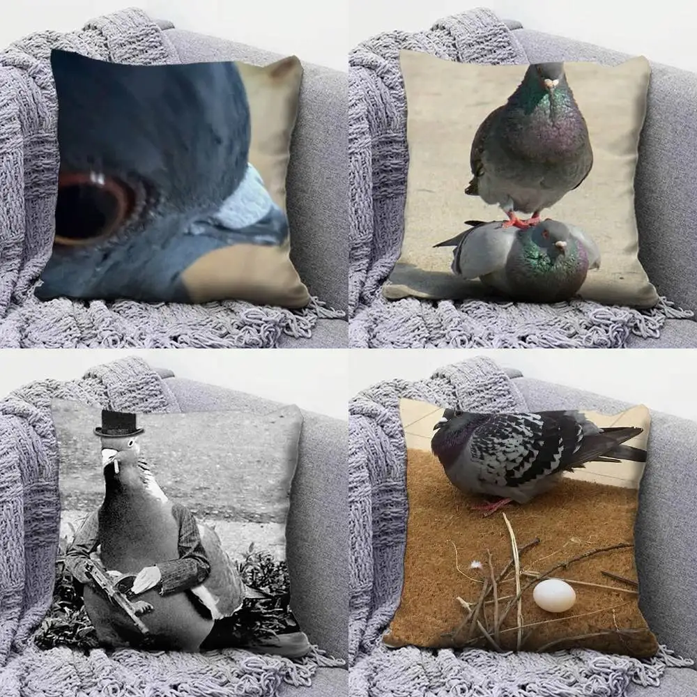 pigeon F-Funny MEME  Home Sofa Cushion Covers and Aecorative Custom Pillow Covers