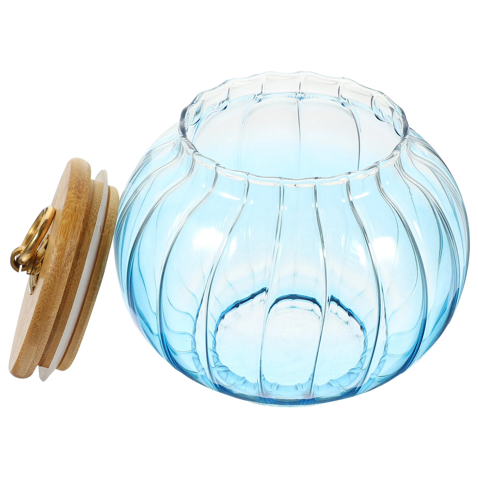 

Glass Storage Jar Tiny Jars Can with Lid Food Containers Bottle Clear Silica Gel Lids