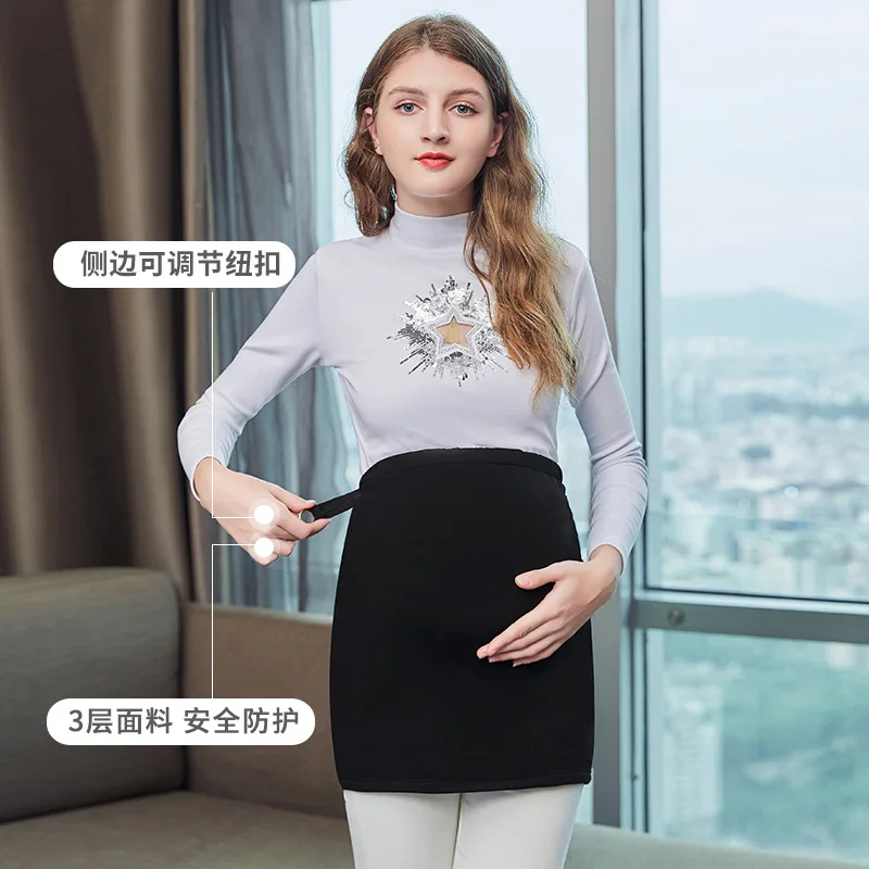 

Silver Fiber Radiation Protection Maternity Dress Pregnancy Apron Radiation Proof Sarong Four Seasons Shielding