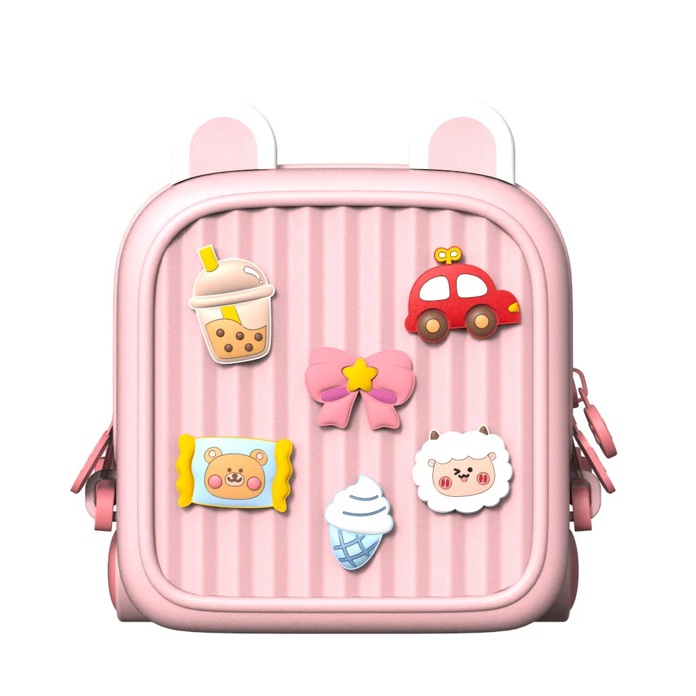 Children\'s Travel Schoolbag Outdoor Cute Cartoon Water-Dustproof Primary School Student Luggage Small Backpack Large Capacity