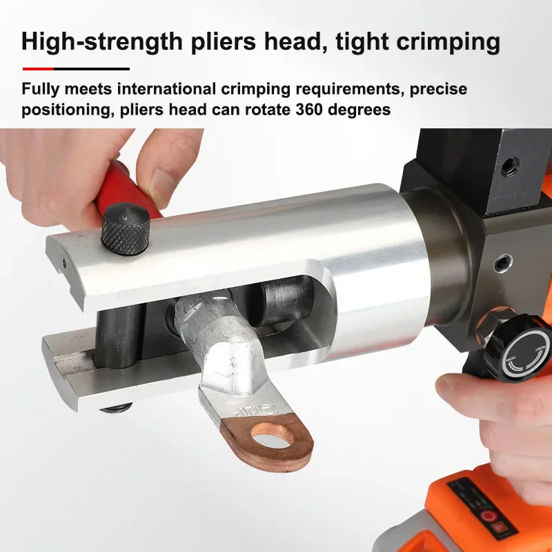 전기 유압 압착 도구 충전식 압착 펜치 소형 휴대용 압착 펜치 구리 알루미늄 터미널 CM-300