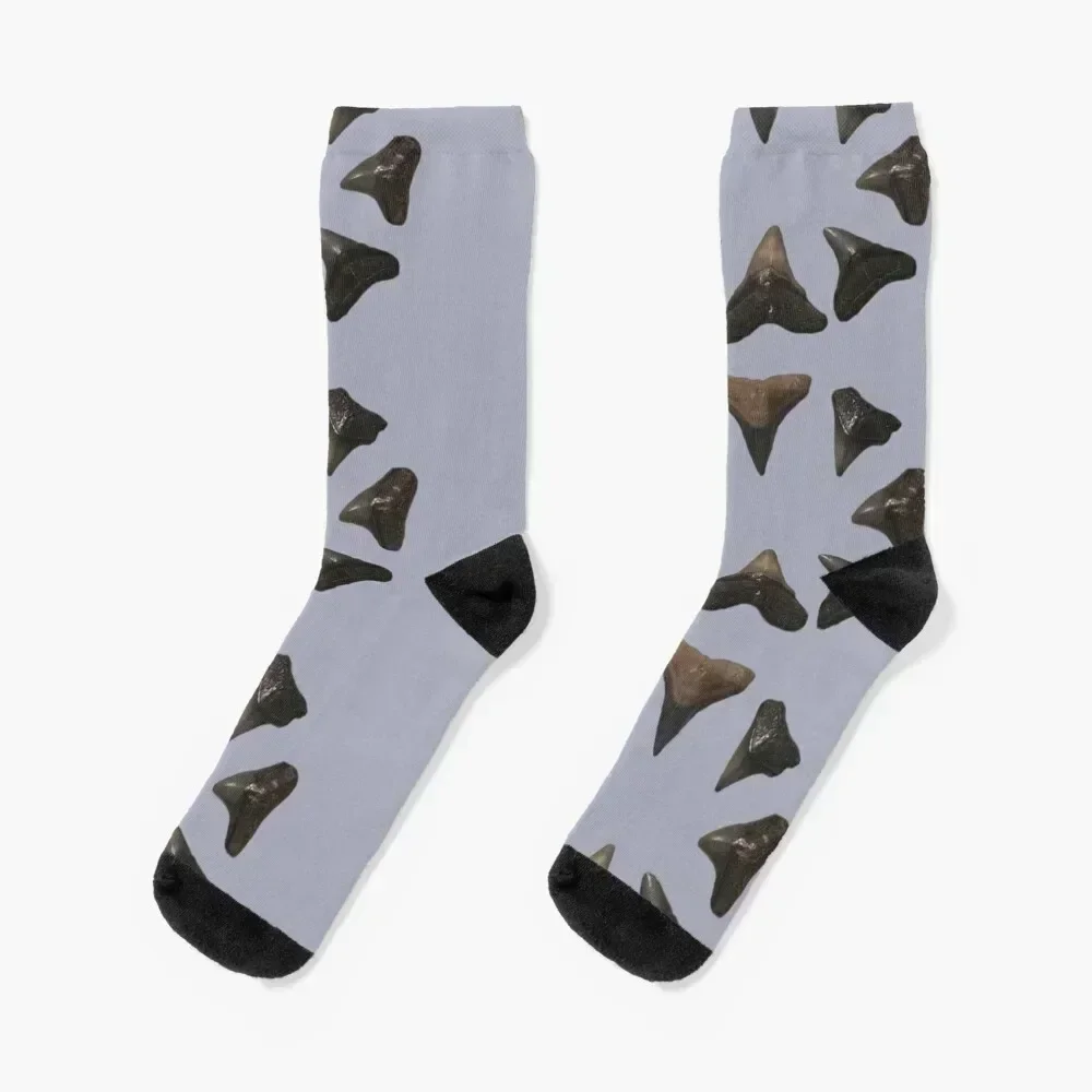 

Shark Teeth Pattern Socks Toe sports funny gifts winter thermal set Socks Men's Women's
