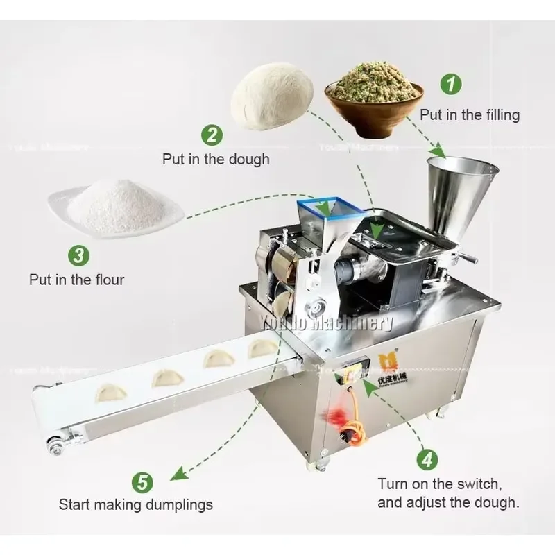 for Stainless Steel Grain Product Making Machine Samosa Dumpling Ravioli Empanada Making Machines