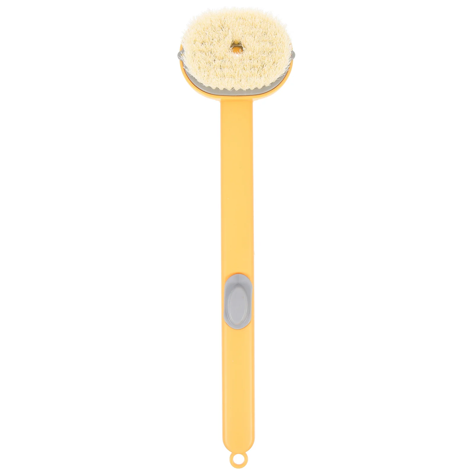 

Long Handle Back Scrubber Brush Fine Workmanship Exfoliating Body Bath Tool for Shower Portable Design with Hanging Hole