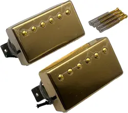 Electric Guitar Pickups Humbucker with Pro Wiring Harness  for Gib Electric Guitar Pickups Accessoires (Gold 1 SET (1C))