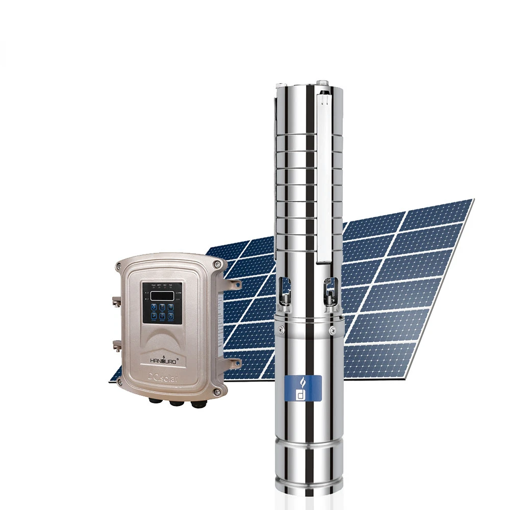 

Factory outlet bomba sumergible solar AC/DC submissible solar water pumps system