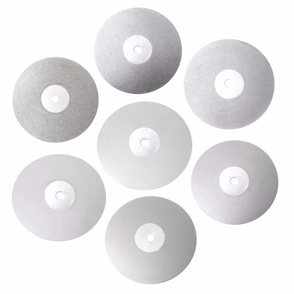 Diamond Coated Grinding Disc 4Inch 100mm Flat Lap Grind Wheels Sharpening Polishing Jewelry Power Abrasive Wheels 80-2000 Grit