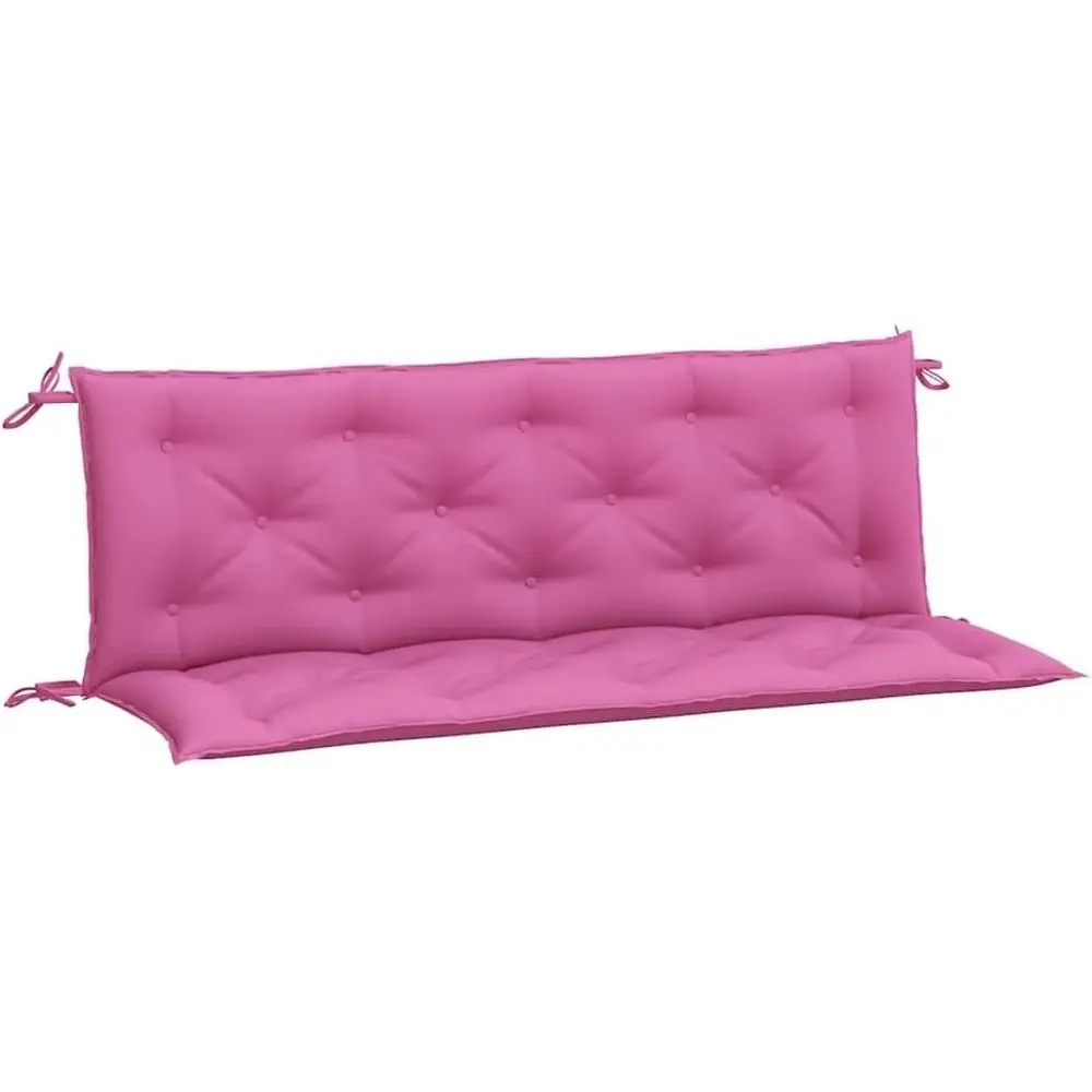 

Pink Outdoor Bench Cushions Set of 2, Water-Resistant, Breathable, Non-Slip, 59.1x19.7x2.8