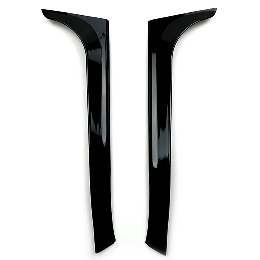 

For VW Golf 6 GTI MK6 2009-2012 Rear Side Window Spoiler Canards Splitter Trim ABS Plastic No Drill Stick On Winglet