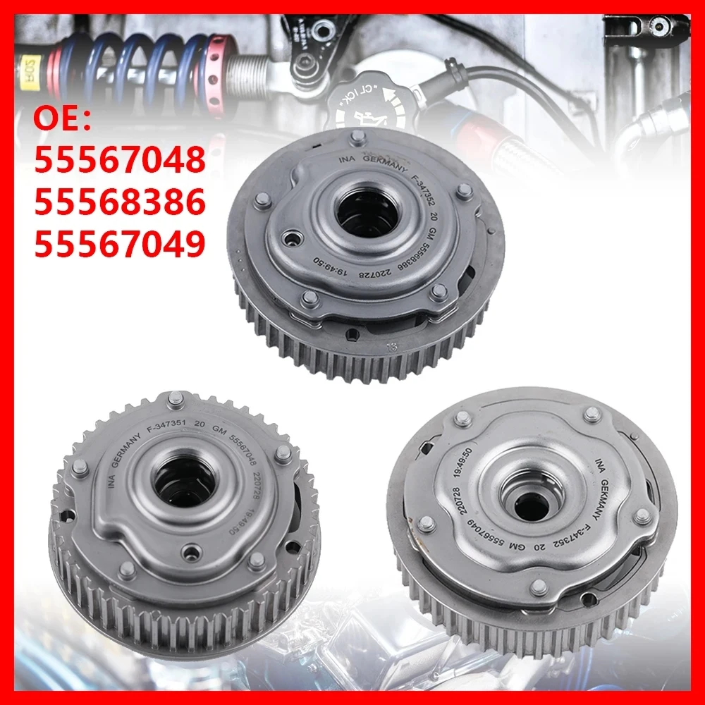 Original Intake Exhaust EngineTiming Camshaft Gear For Chevrolet Aveo Cruze Sonic Opel Vauxhall Astra 55567048 55568386 55567049