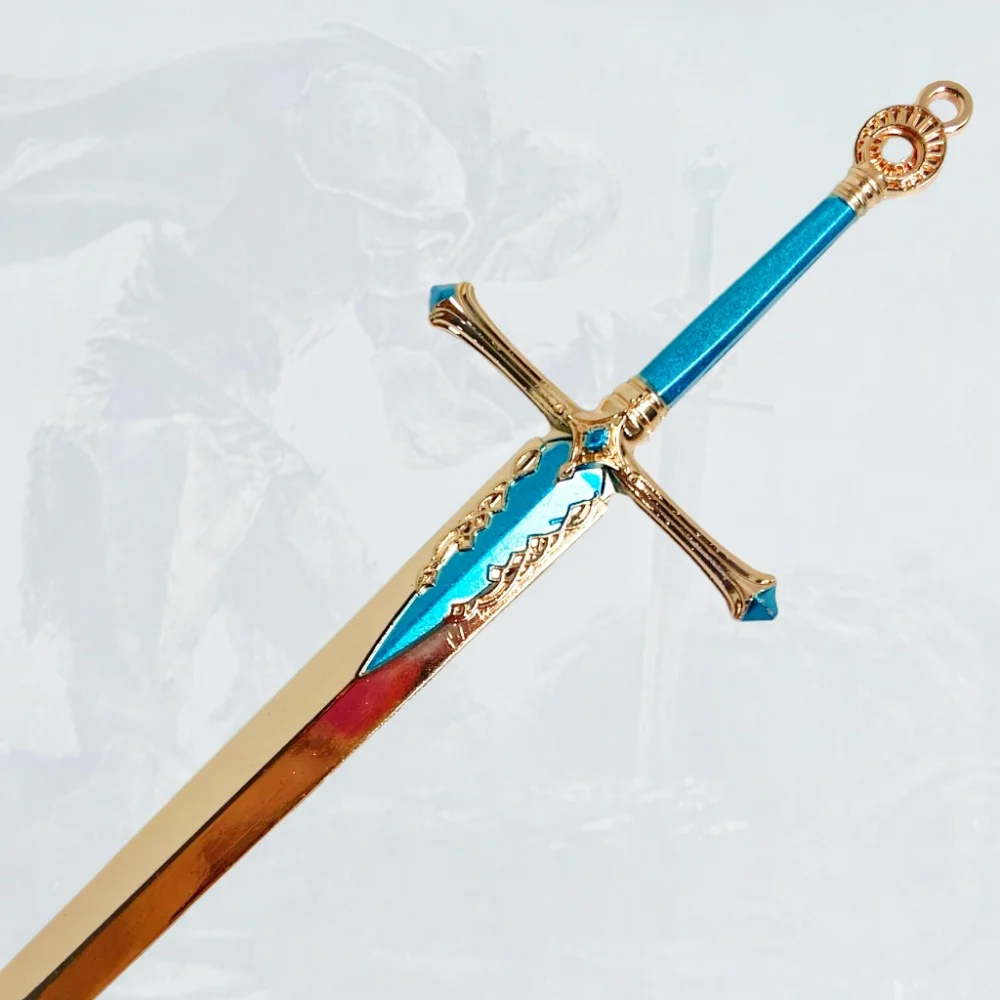8.3inch Elden Knight's Sword Metal Katana Sword Japanse Katana Sabre Original Samurai Ninja Knife Cosplay Accessoires Prop Toy