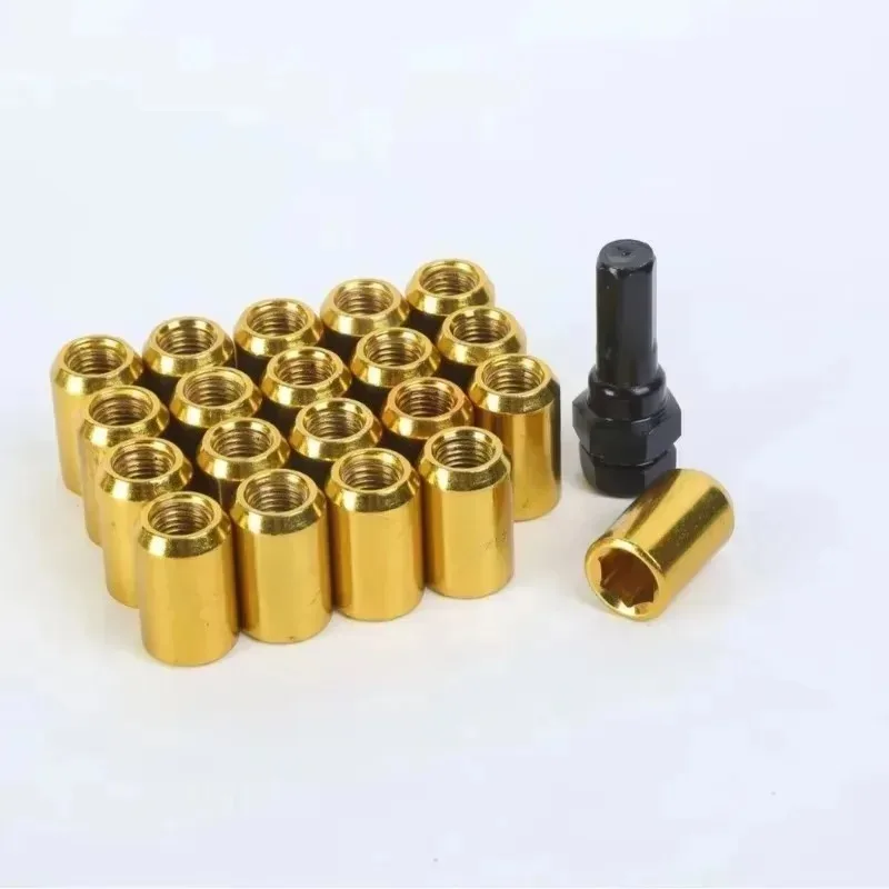 

20 шт. M14*1,5 M12*1,5 для гоночных колес, гайки, винт, алюминиевый тюнер, гоночная гайка, колесные гайки, внутренняя шестигранная гайка