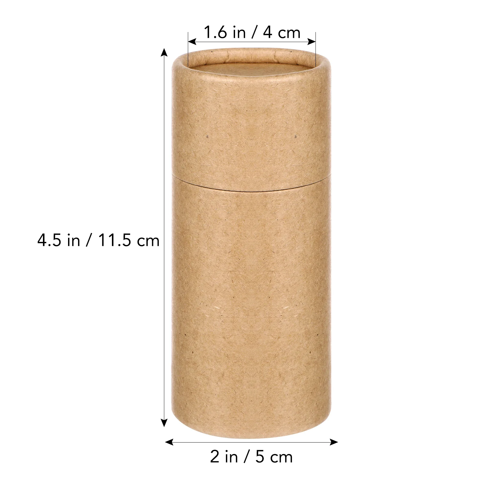 10 Pcs Deodorant Essential Oil Bottle Paper Tube Box Travel Cardboard Boxes Tea Dispenser Face Mounting Cylinder Packing