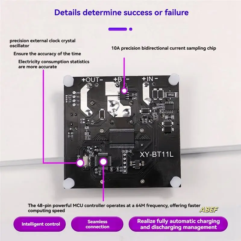 XY-BT13L 30A Модуль управления зарядом аккумулятора Защита от заряда и разряда Двунаправленная защита от обнаружения тока