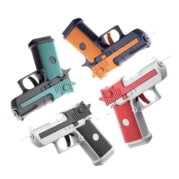 뜨거운 미니 사막 독수리 기계 연속 발사 물 총 슈팅 게임 어린이를위한 여름 야외 해변 장난감 총 소년 선물