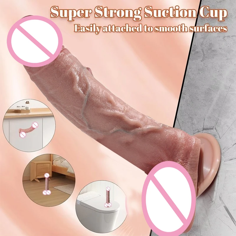 Soft Realistic Thick Huge Dildo Gay Adults Sex Toy for Women Suction Cup Big Dick Anal Plug Vaginal Masturbators Silicone Penis - Image 3
