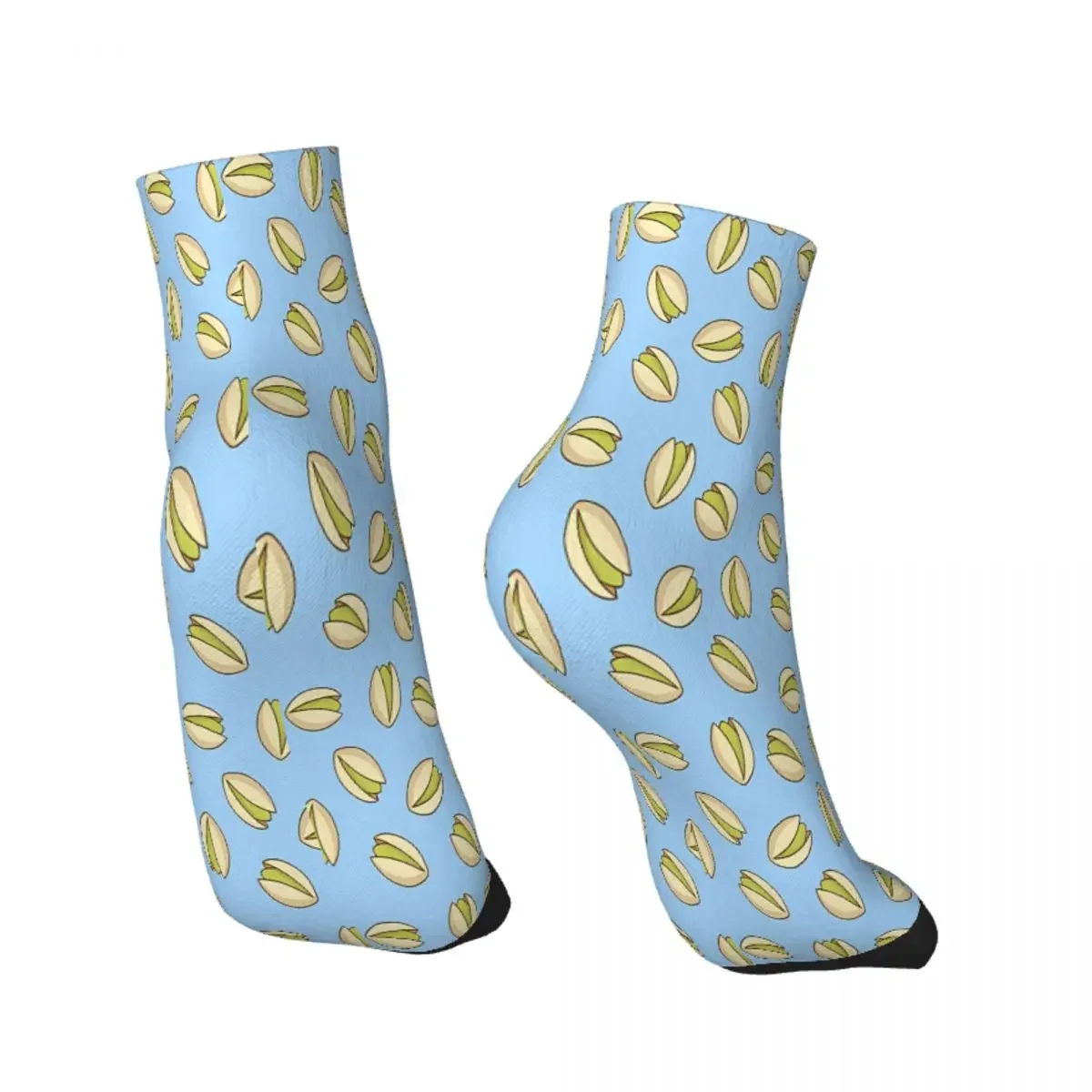 Pistachios Ankle Socks Male Mens Women Spring Stockings Printed