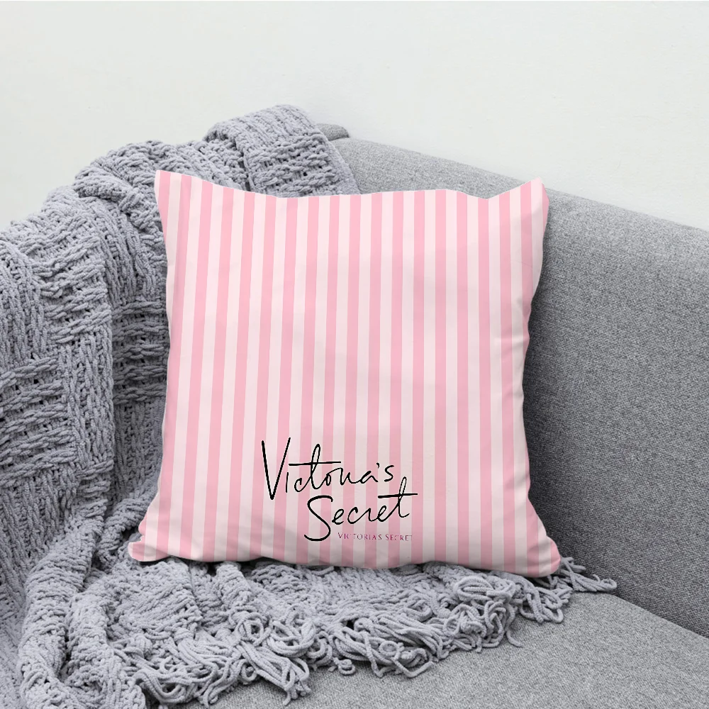 Luxury V_S Pillow Case Soft Cushion Cases for Farmhouse Sofa Decor Home Decorations and Protector Fashion V-Victoria Pillow Case