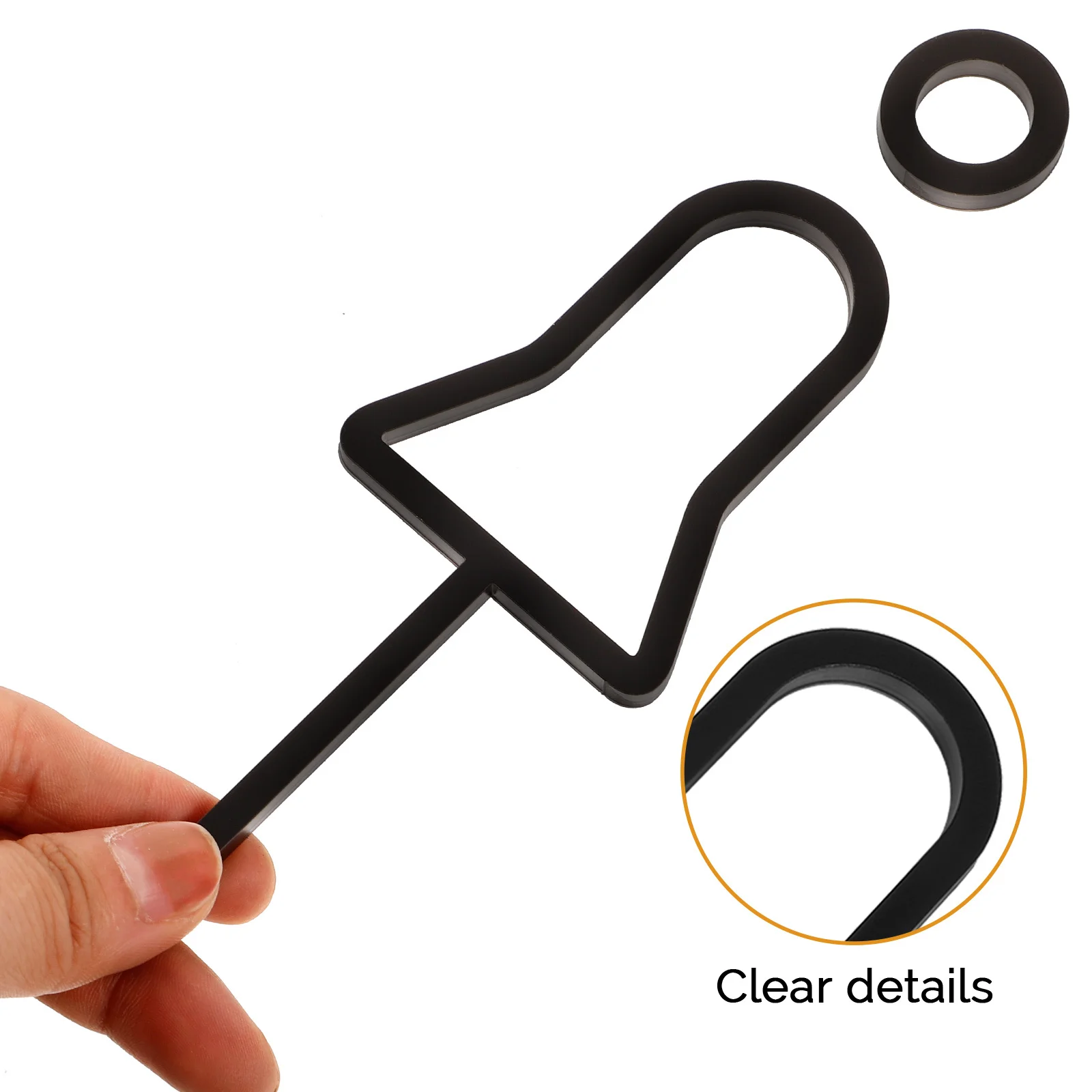 

1Set Waterproof Acrylic Toilet Sign Men Women Washroom Symbol Door Marker for Commercial Home Lavatory Decoration