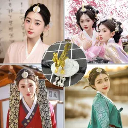Korean Style Hanbok Hairband Women Korean Traditiona Hanbok Hair Accessories Korean Retro Palace Costume Headwear Cosplay