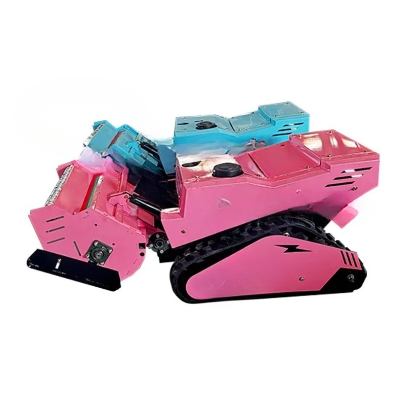 Hot Selling Remote Control All-terrain Crawler Brush Cutter Grass Mini Lawn Mower