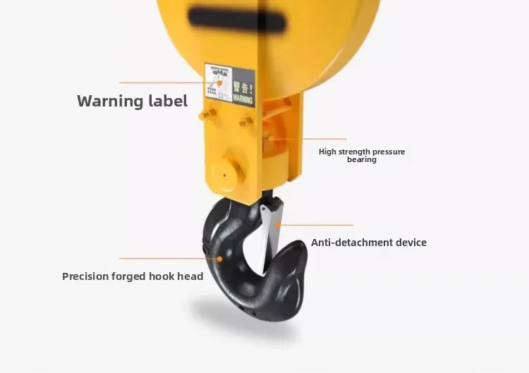 Heavy Duty Double Pulley Crane Hook 1T‑10T Low Clearance Lifting Hook For Electric Hoist Trolley