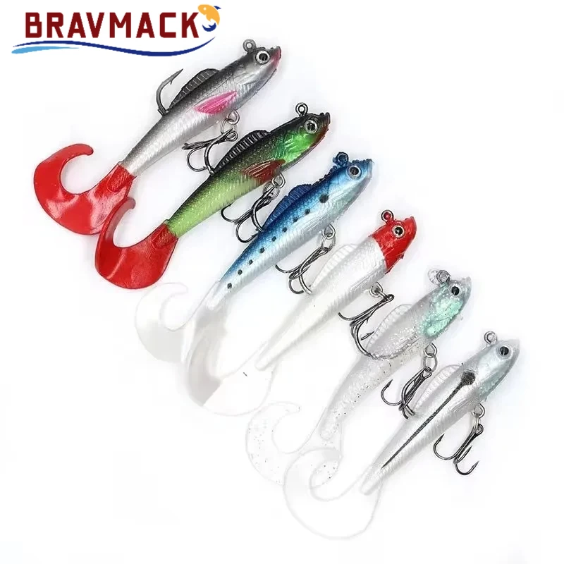 BRAVMACK Köder, weicher Köder, Dronchocerus, 10 cm, 9,5 g, Angelausrüstung, weicher Köder