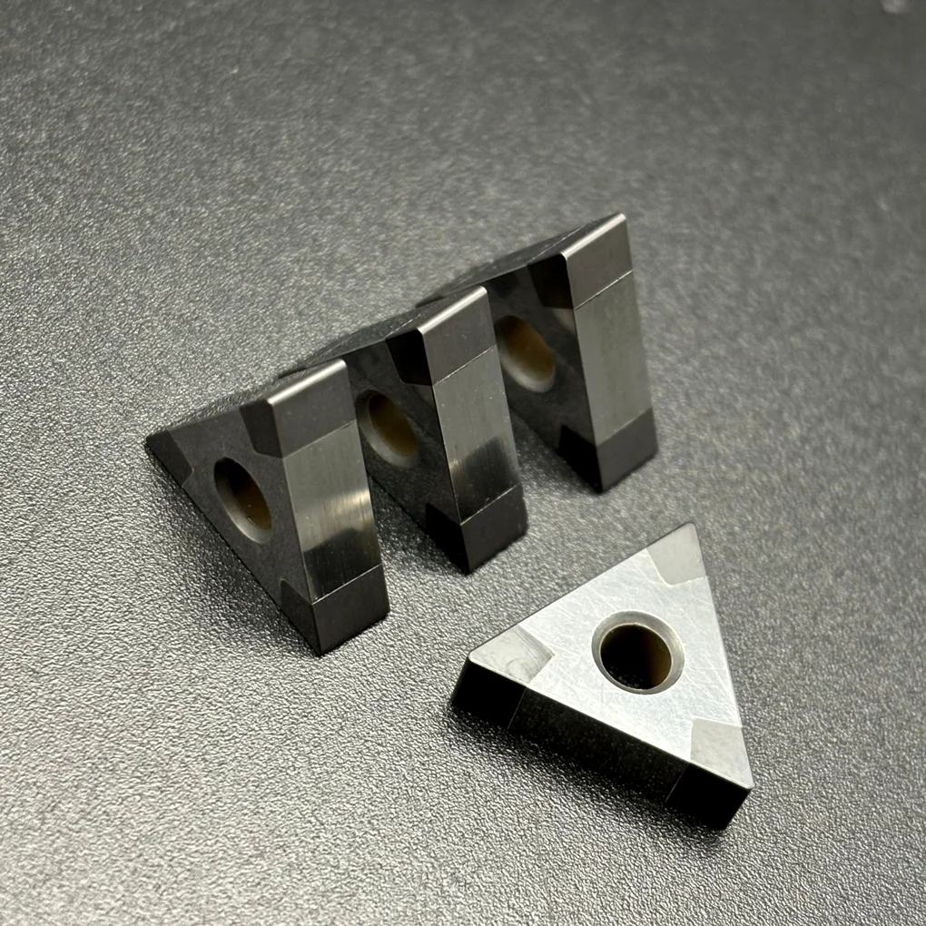 Herramienta de torneado de Metal de hierro fundido, Diamante CBN, TNMG160404, TNMG160408, TNMG160412, CBN, inserto de torno CNC, procesamiento de