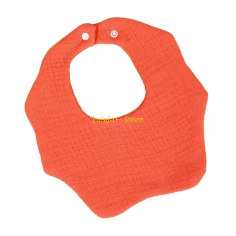 

Y4QA Мягкие и дышащие хлопковые нагрудники, удобные 6-слойные нагрудники для новорожденных, подарок для младенцев