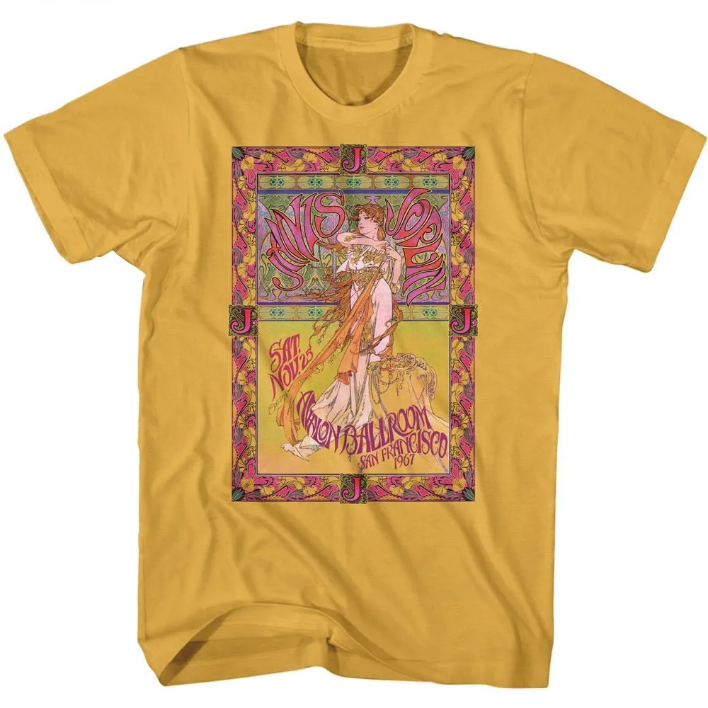 

Janis Joplin Avalon Ballroom Adult T Shirt