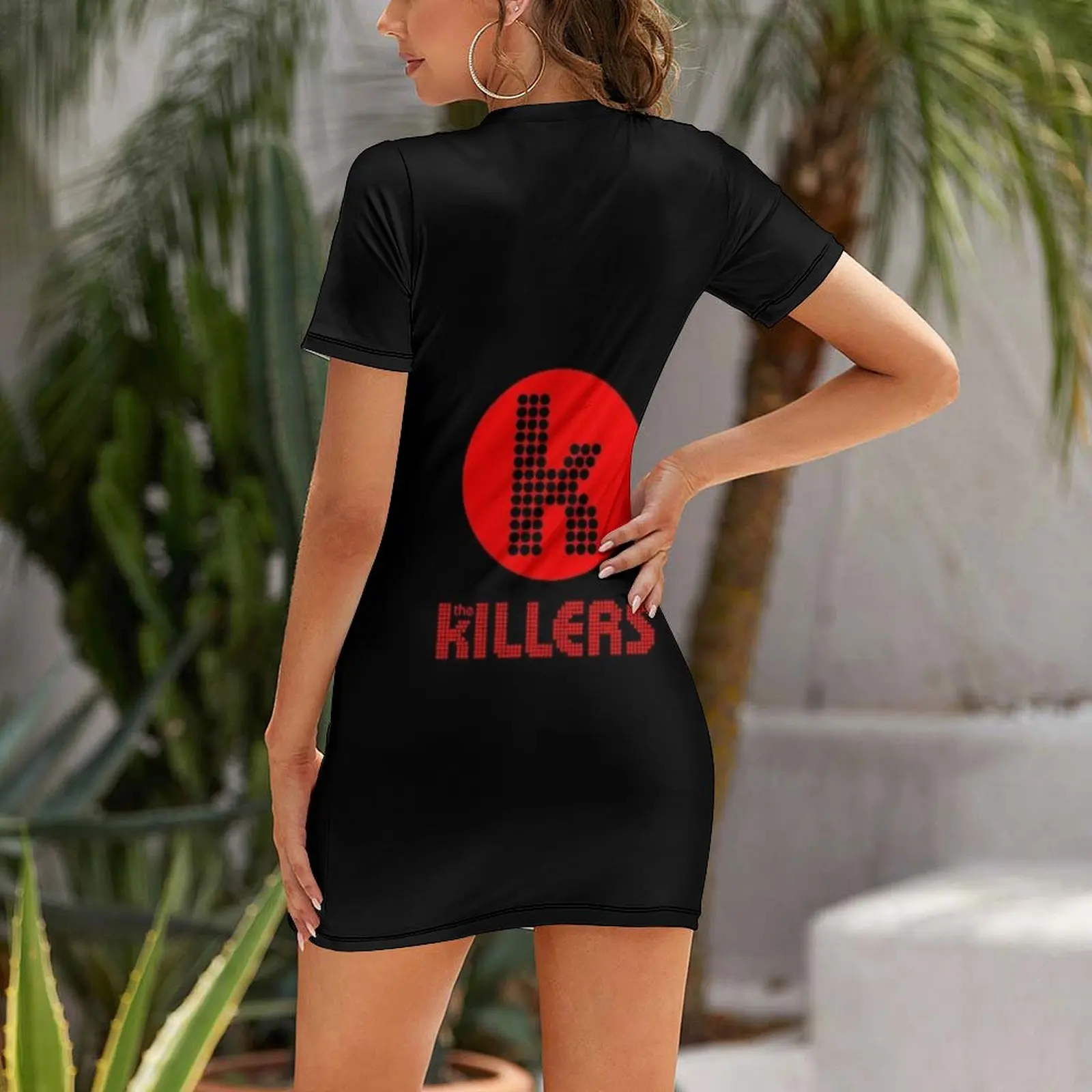 Best seller the killers logo exselna Essential Short Sleeved Dress Female clothing sexy short dresses daring dresses for women