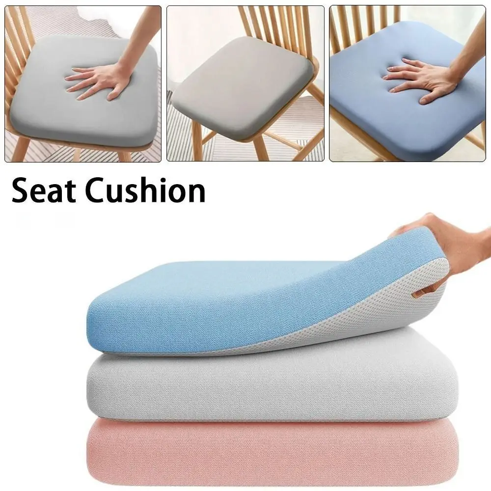 Memory Foam Seat Cushion Breathable Rebound Office Chair Pad Anti-Slip Ultra Soft Waist Cushion