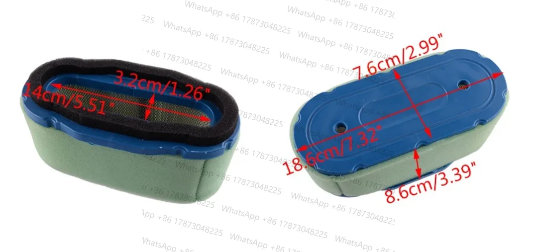 11013-7005 11013-7010 11013-7024 Air Filter Fit for Kawasaki FH601V FH641V FH680V FH721V 19-25HP Vertical Shaft Engine