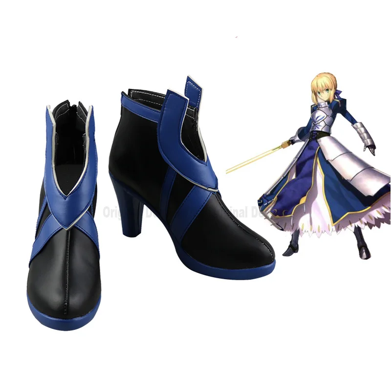 FGO Fate Grand Order Arturia Pendragon Saber Alter Cosplay Shoes Boots Halloween Carnival Party Cosplay Costume Accessories