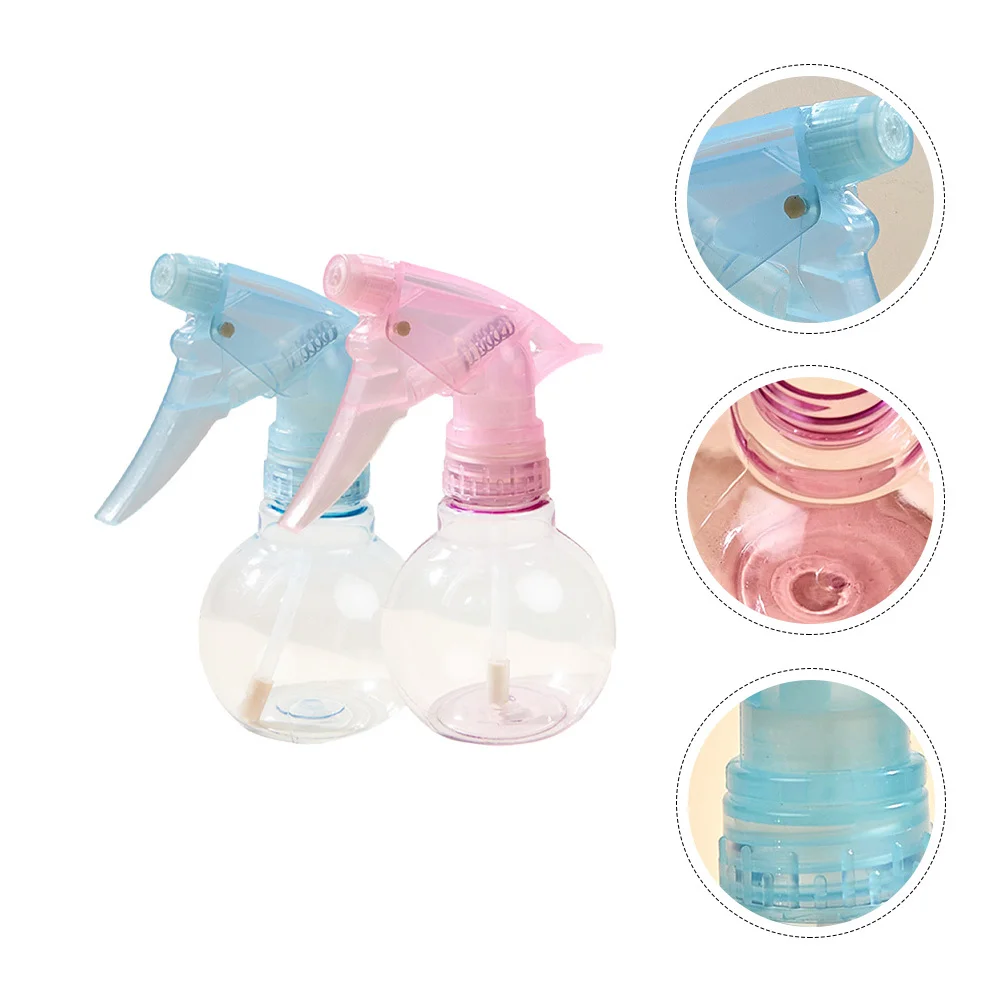

2Pcs Hand Press Spray Bottles Durable Thickened Material for Makeup Cosmetics Travel Refillable Fine Mist Spraying Bottles