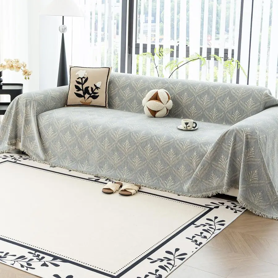 

Couch Blanket Cover,Chenille Sofa Covers Washable for Dogs,Couch Covers for Sofa, Soft Slipcovers for Couches and Sofas Pet Frie