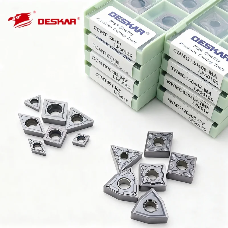 

Tnmg160404/08 -Ma Hs Mq Ms Lf6018 Deskar 100% Original Turning Lathe Cutting Stainless Steel Diamond Shaped Outer Circular Blade