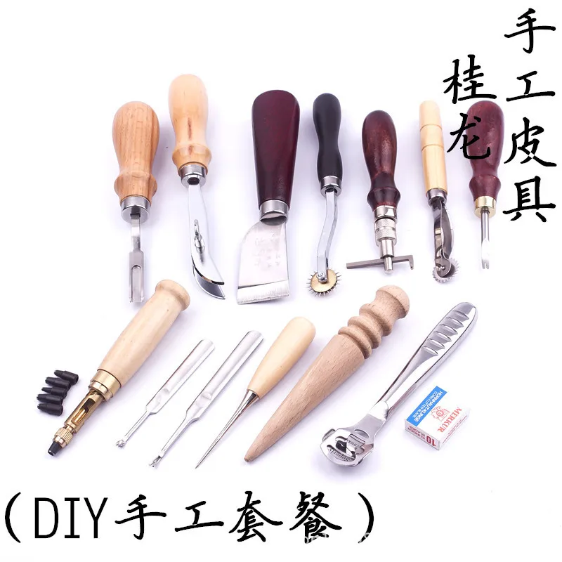 Leather Novice Suit Trencher Leather Carving Cow Leather Diamond Cutting Tool R134a  I2c I6 Car Accessories