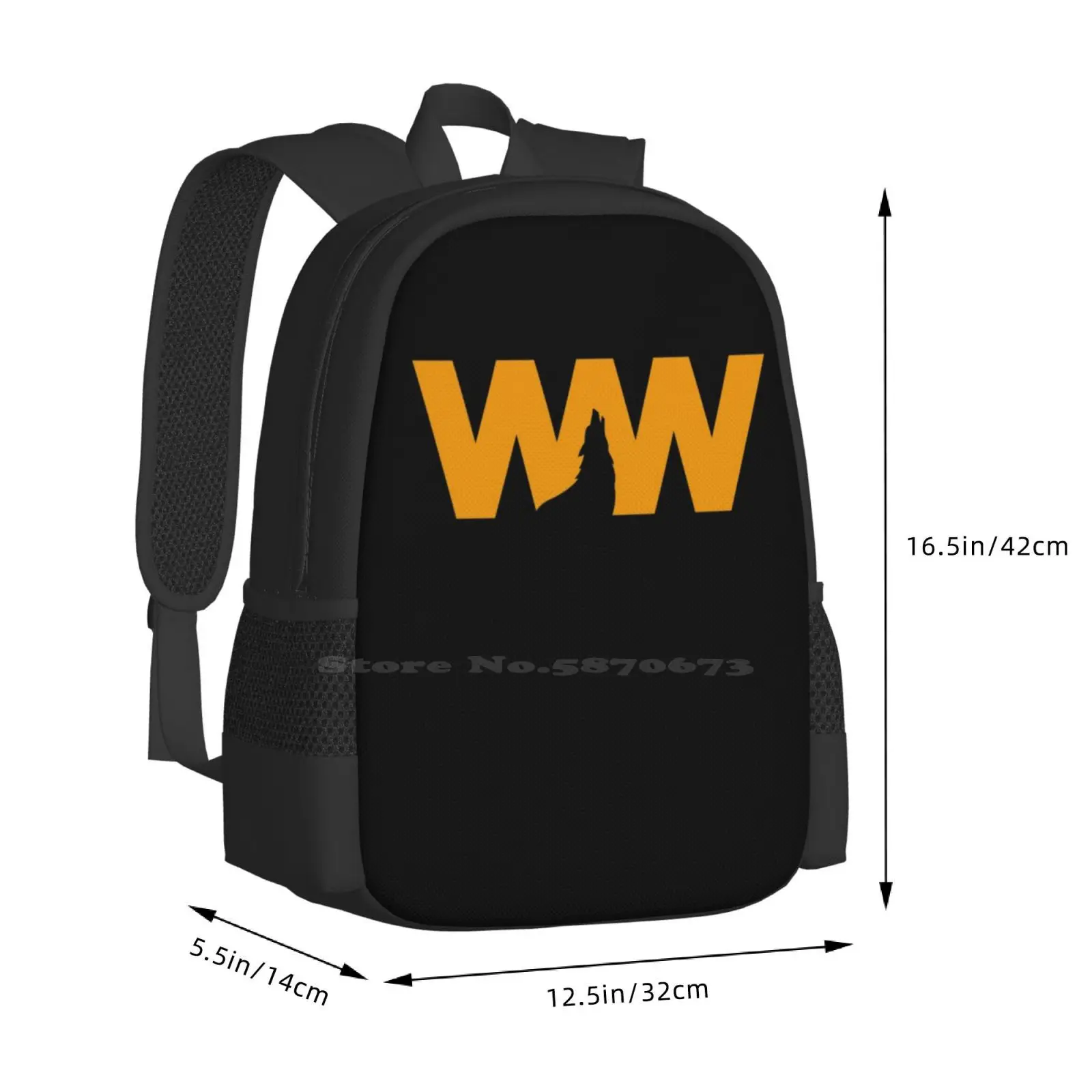 Ww School Bags For Teenage Girls Laptop Travel Bags City Wolves Blakenhall Wanderers 1877 St Lukes Fc Wolfs Howl Ww Nuno