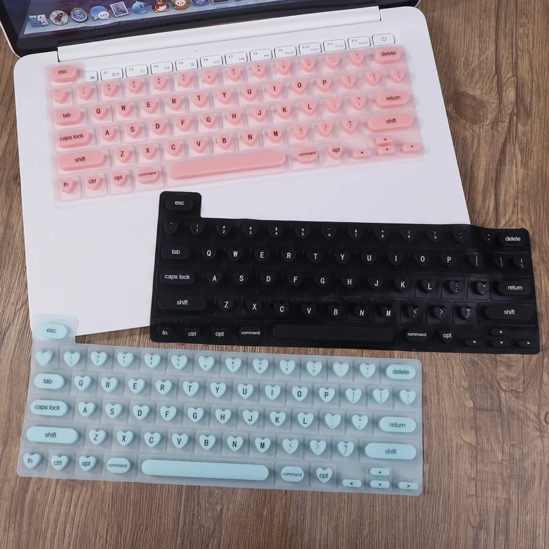 Portable Silicone Keyboard Film Silicone Keyboard Membrane, Laptop Convenient Manicure Typing Protect Long Nails Typing Keyboard