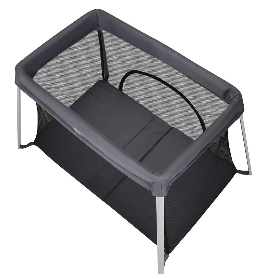 Culla da viaggio per bambini Confezione portatile e culla da viaggio da gioco con borsa per il trasporto Box leggero per bambini con materasso lavabile con cerniera laterale