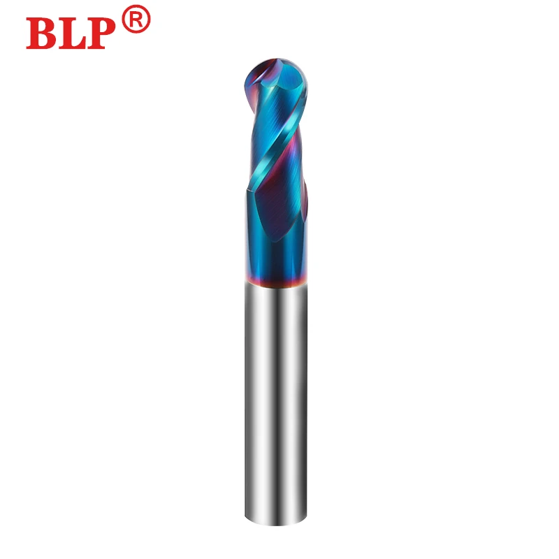 Hrc70 2 Flutes Milling Cutter Alloy Coating Tungsten Steel Tool Cnc Maching Ball Nose Endmills Top Milling CutterMachine Endmill