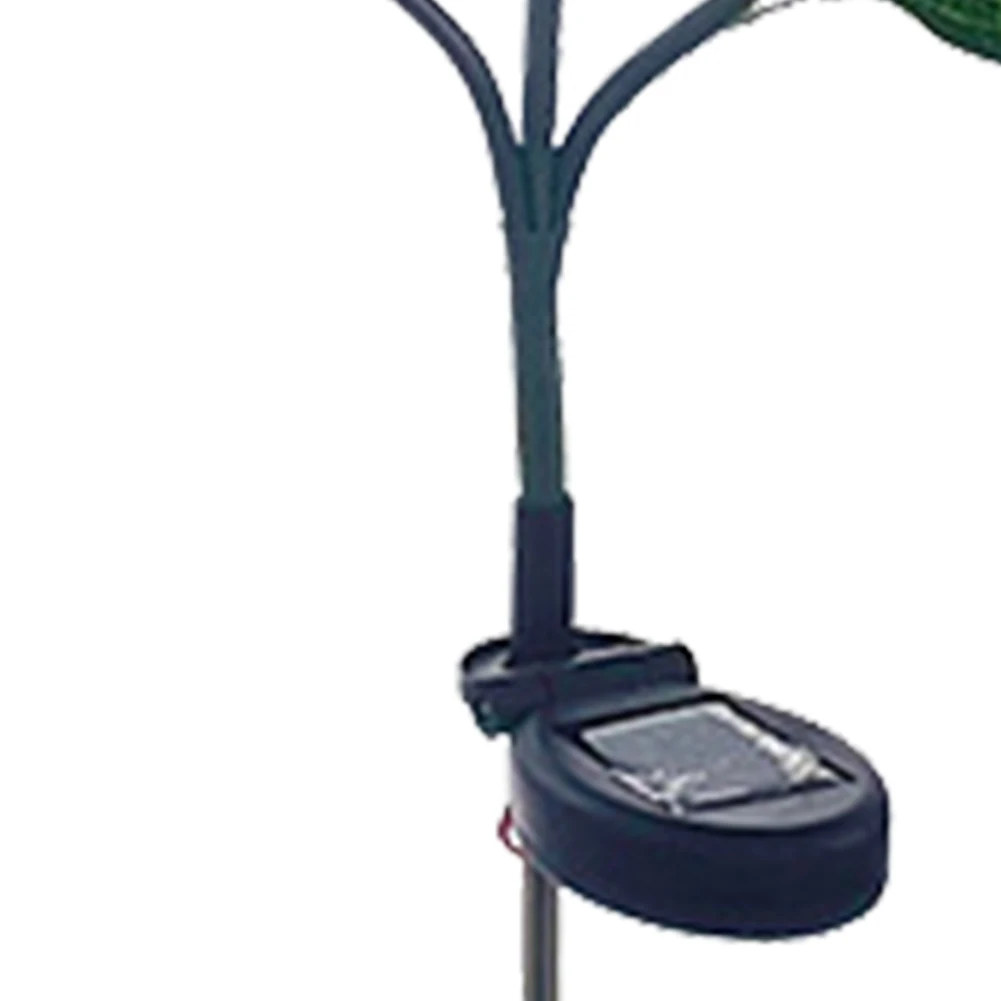 

3-головочный наземный светильник с гортензией, светодиодный солнечный светильник для двора, простая установка, регулируемый железный провод, имитирующий двору