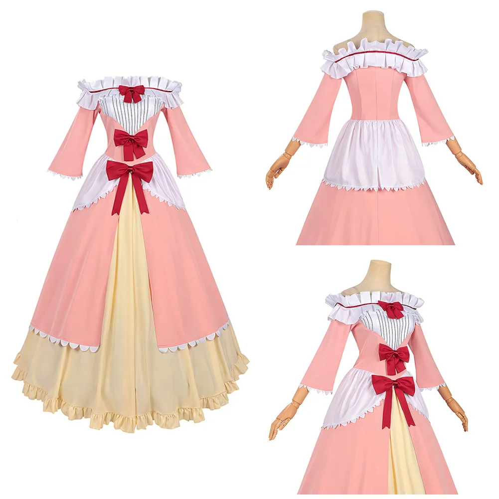 

Anime Always Catch Cospaly Maria Annunziata Dress Clothes Women Halloween Costume Carnival Outfit Suits Party Disguise Roleplay