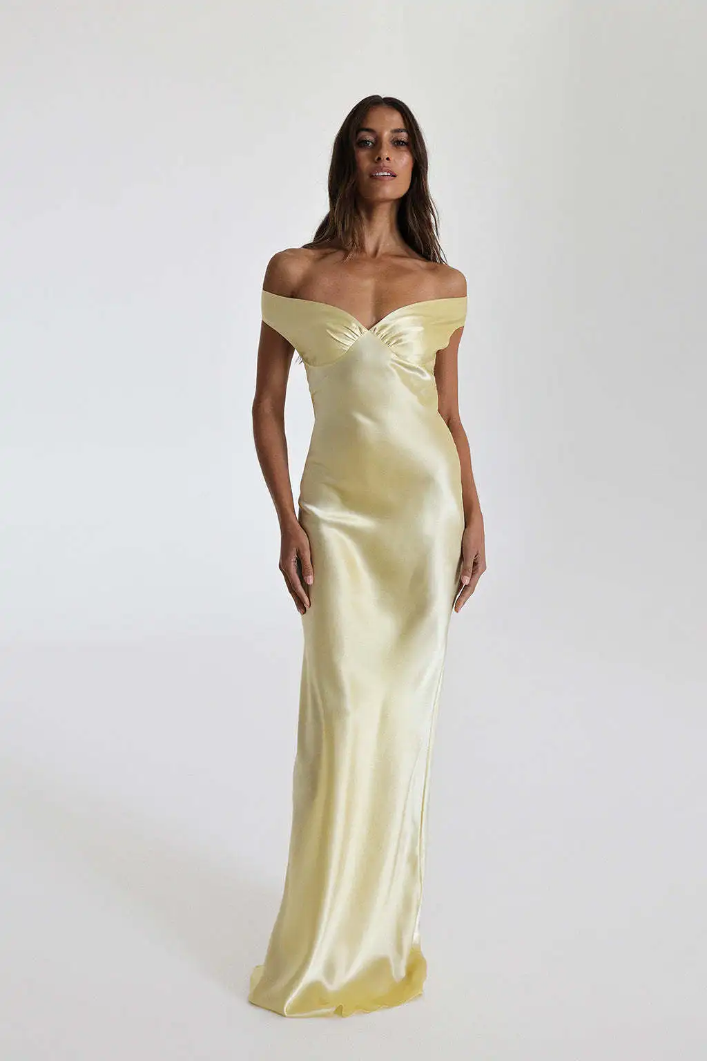 

Fashion New Long Dress Spring Summer Elegant Satin Strapless Backless Sexy Strapless Sleeveless High Waist Party Evening Dresses