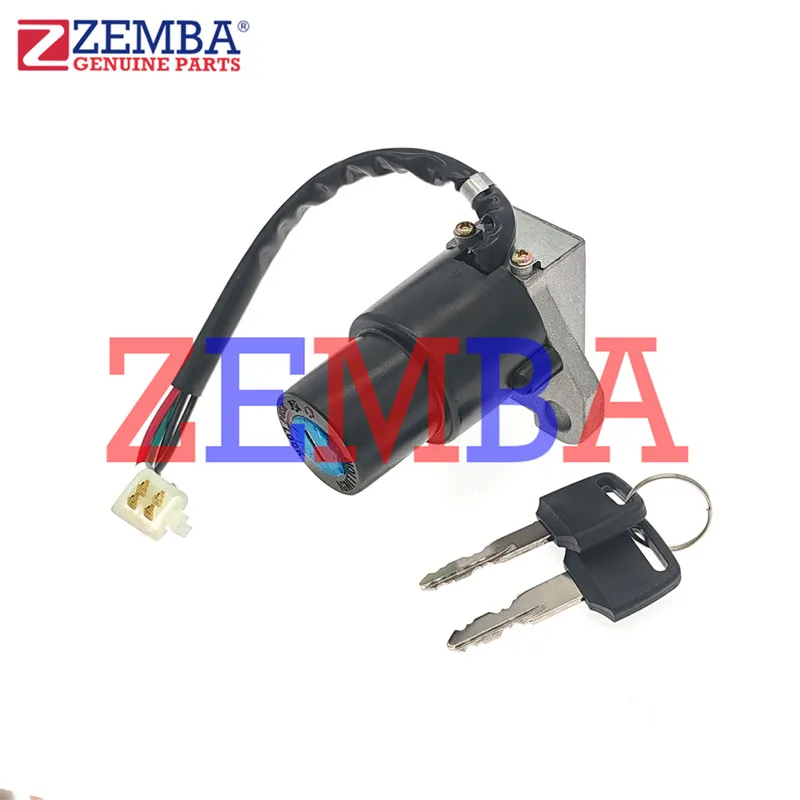 

IGNITION KEY SWITCH IGNITION LOCK 4 MALE PLUG FOR ZS125GY ZS150GY LZX150GY 200GY GY200 DAKAR ENDURO200