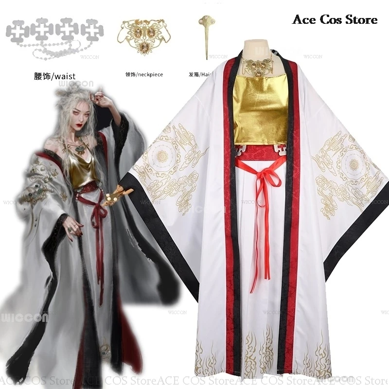 

Black Myth: Wukong Rakshasi Cosplay Costume Women Fancy Outfit Game Halloween Party Dress Yaoguai Boss Chinese Fairytale Outfit