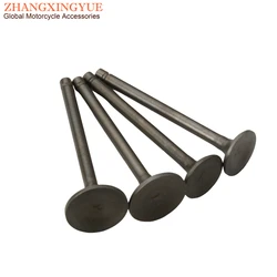 Motorcycle 4PC CBT125 CM125  Intake And Exhaust Valves For Honda CB125T CBT 125 14721-176-000 14711-399-000