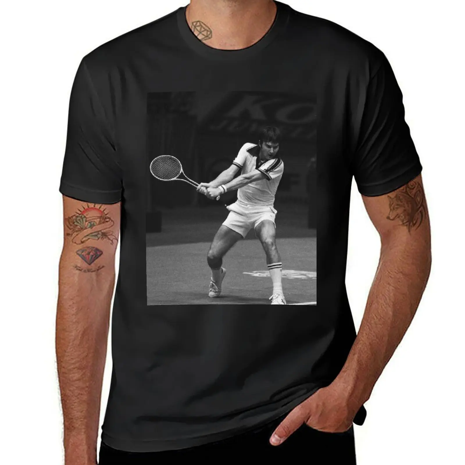 Jimmy Connors 4: Jimbo The Brash Basher of Belleville: Tennis Legend T-Shirt cute clothes tees mens graphic t-shirts